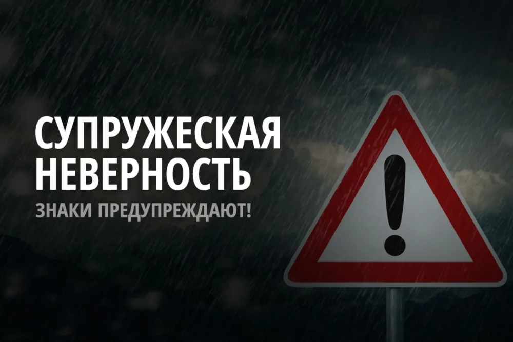 Супружеская неверность не случается внезапно.