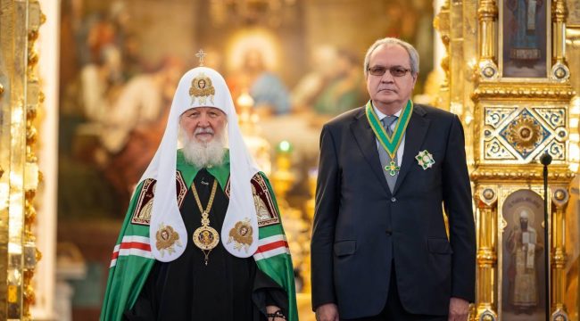 Патриарх Кирилл наградил Москалькову и Фадеева церковными орденами за развитие церковно-государственных отношений