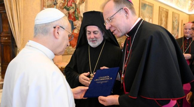 Папа поддержал обновлённую Экуменическую хартию: единство, приём беженцев и защита творения