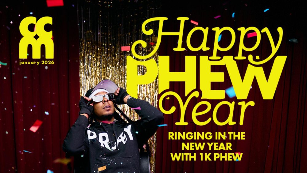Журнал CCM представляет рэпера 1K Phew с лейбла Reach Records на обложке январского номера