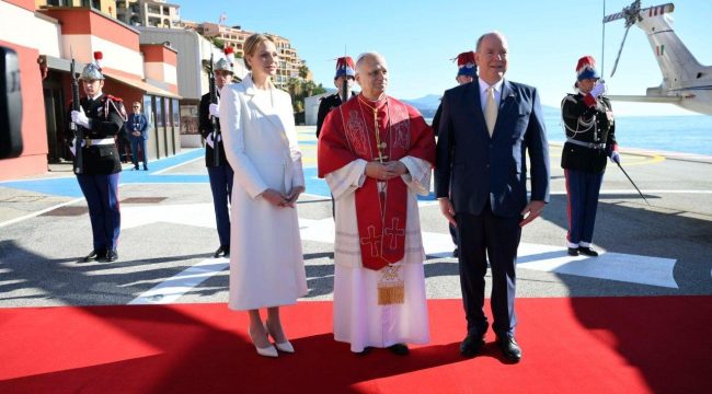 Папа Римский Лев XIV прибыл в Княжество Монако
