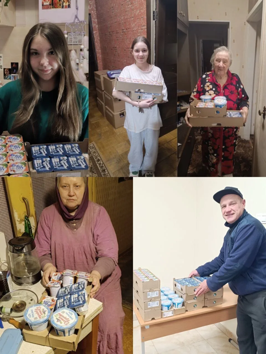 Благотворительная акция по раздаче молочных продуктов состоялась в Восточном викариатстве