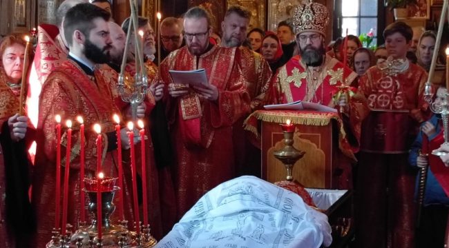Архиепископ Зеленоградский Савва совершил отпевание иерея Андрея Коновалова