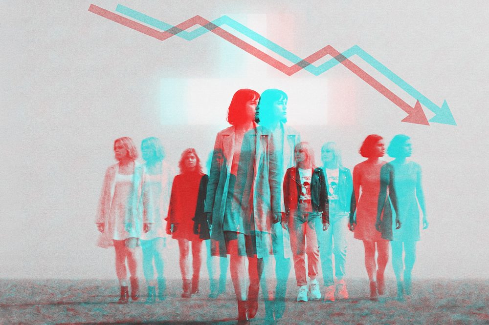 Число молодых женщин, считающих веру «очень важной», упало на 11%