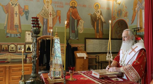 Митрополит Феогност совершил Литургию на Куликовом поле