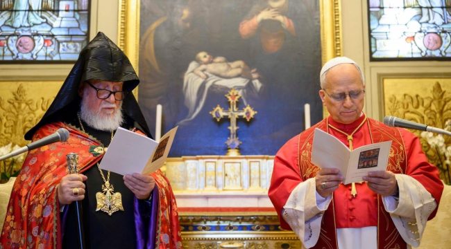 Диалог ради единства: Лев XIV принял Католикоса Арама I