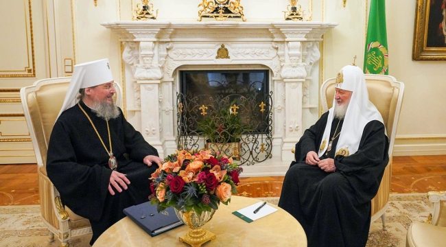 Святейший Патриарх Кирилл принял митрополита Сингапурского и Юго-Восточно-Азиатского Сергия