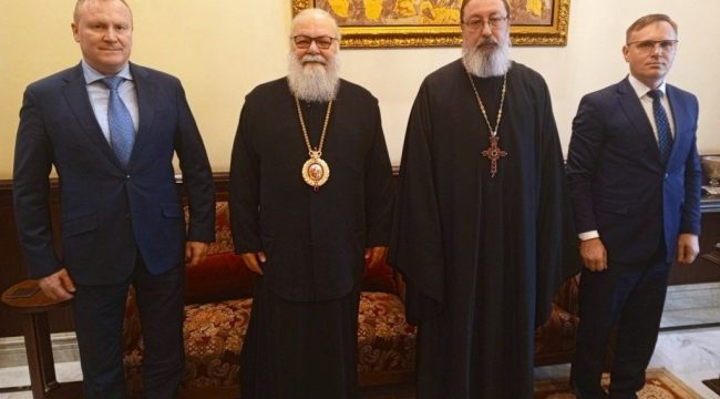 Блаженнейший Патриарх Антиохийский Иоанн принял представителя Русской Православной Церкви