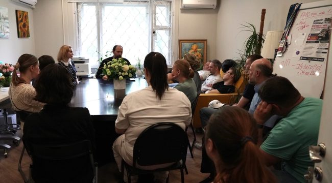 Председатель Синодального отдела по тюремному служению встретился с подопечными Центра пробации «Справедливое общество»