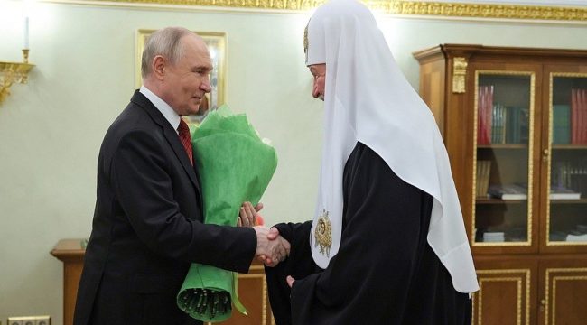 Владимир Путин поздравил Патриарха Кирилла с днем тезоименитства
