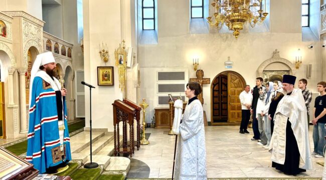 Митрополит Звенигородский Арсений напутствовал студентов МГСУ перед сессией