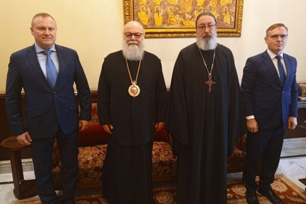 Блаженнейший Патриарх Антиохийский Иоанн принял представителя Русской Православной Церкви
