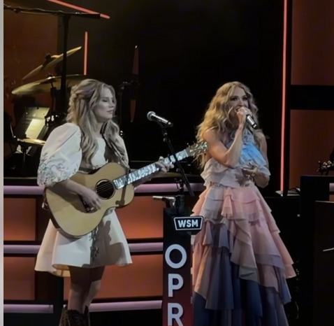 Ханна Харпер выступает с Кэрри Андервуд в Grand Ole Opry, благодарит Бога за ответы на молитвы