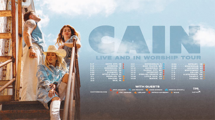 CAIN объявляет тур "Live and in Worship" осенью 2026 года