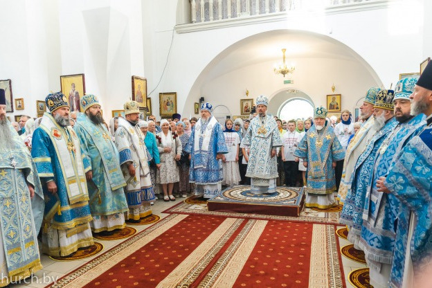 Патриарший экзарх всея Беларуси возглавил торжества в честь обретения Марьиногорской иконы Божией Матери