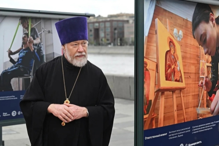 В Москве открылась фотовыставка о благотворительных проектах Церкви