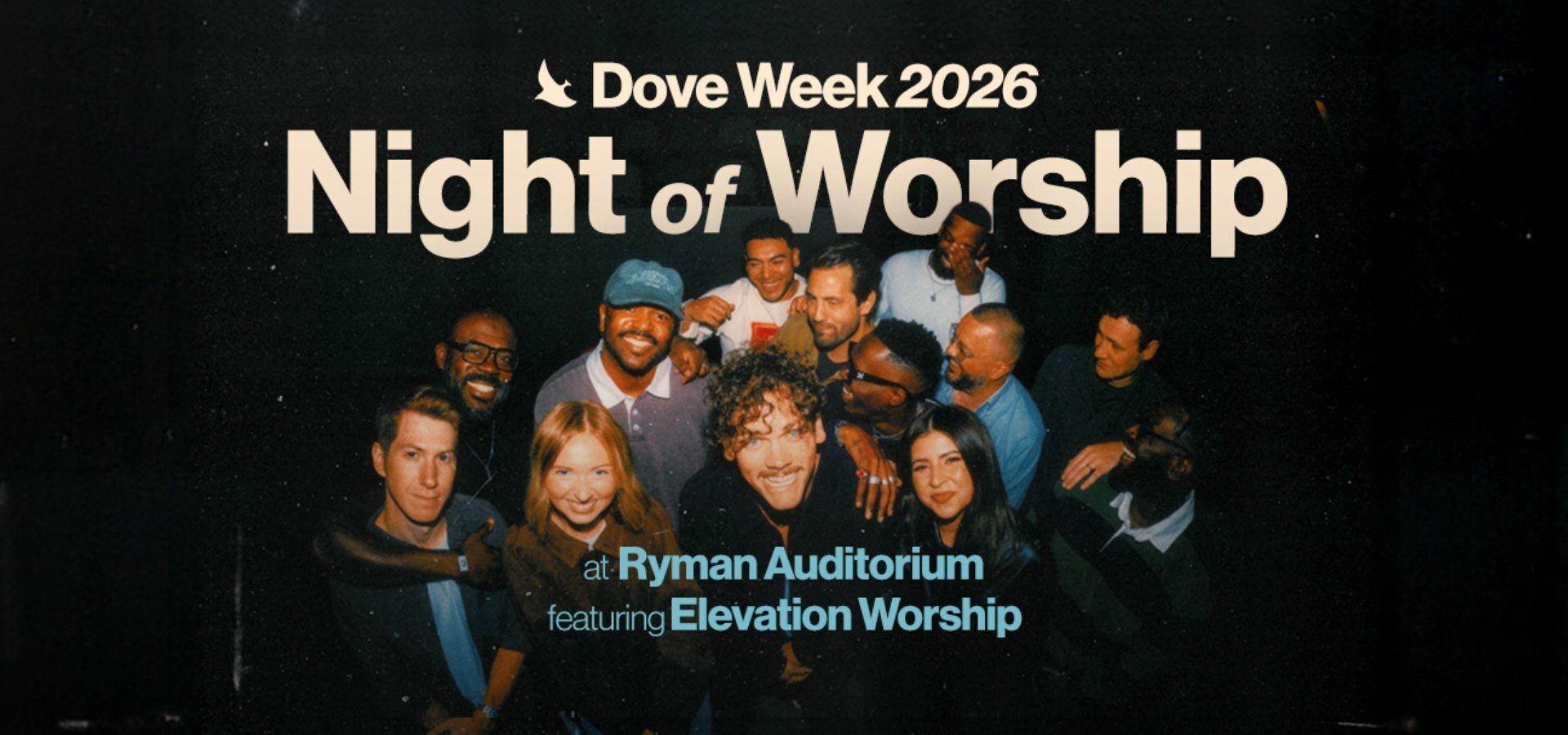 GMA объявляет о проведении вечера поклонения на неделе Dove Week 2026 в Ryman Auditorium с участием Elevation Worship