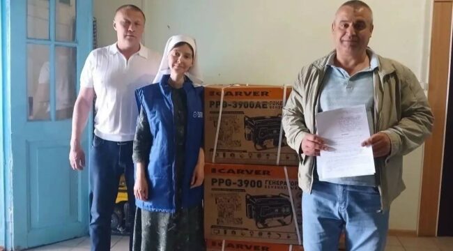 Патриаршая гуманитарная миссия доставила генераторы в Грайворон