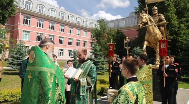 Храм Димитрия Донского при Первом Московском кадетском корпусе отметил 25-летие