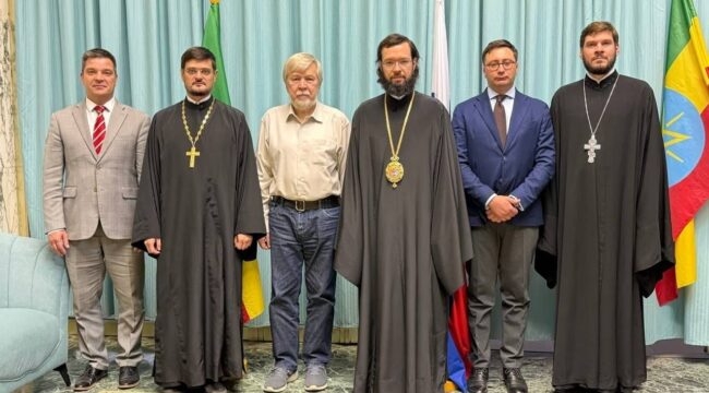 Митрополит Волоколамский Антоний встретился с послом России в Эфиопии
