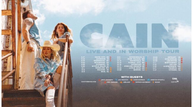 CAIN объявляет осенний тур LIVE AND IN WORSHIP 2026
