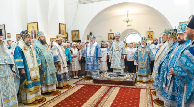 Патриарший экзарх всея Беларуси возглавил торжества в честь обретения Марьиногорской иконы Божией Матери