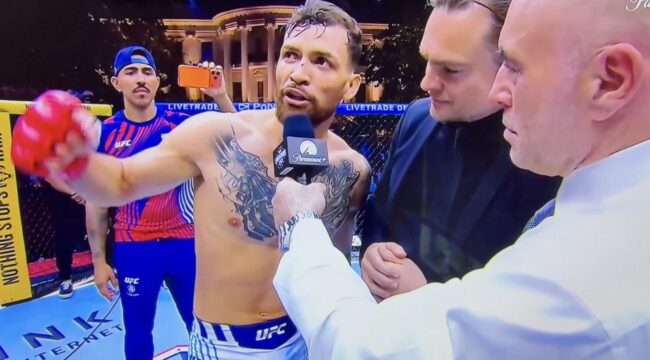 Маурисио Руффи провозглашает Иисуса Господом после сенсационного нокаута на UFC в Белом доме
