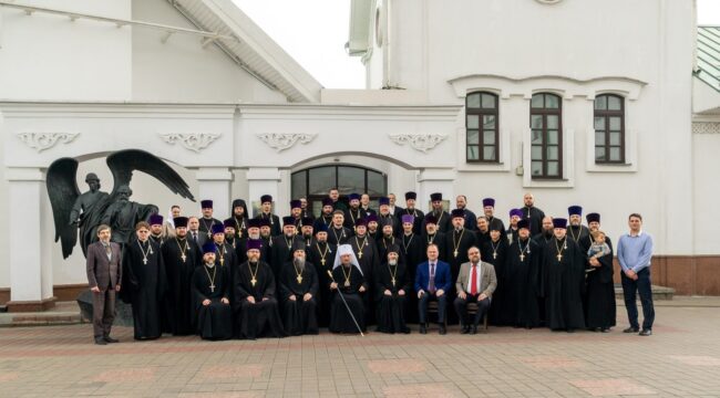 Патриарший экзарх всея Беларуси возглавил выпускной акт в Минской духовной академии