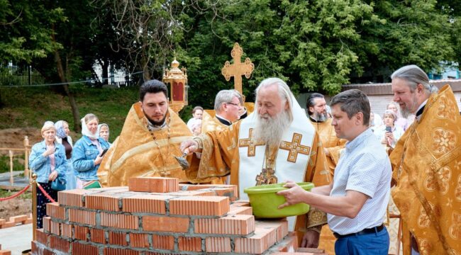 В Чертанове Южном заложили новый каменный храм