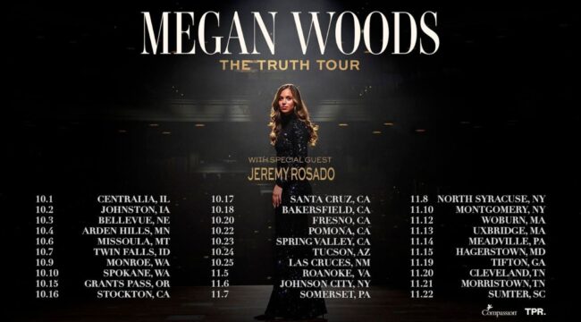 Осенний тур Меган Вудс «The Truth Tour» с Джереми Розадо