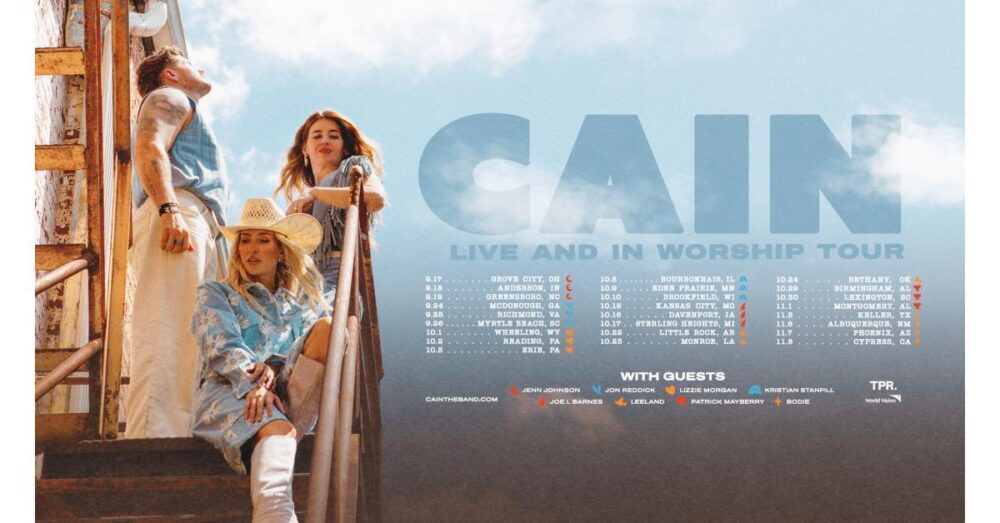CAIN объявляет осенний тур LIVE AND IN WORSHIP 2026