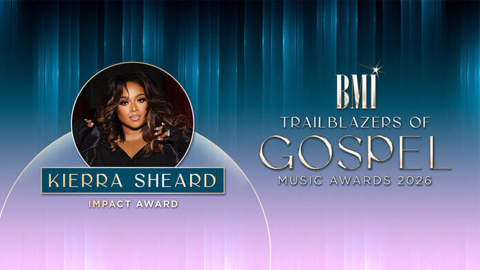 Киерра Ширд получит награду BMI Impact Award на церемонии BMI Trailblazers of Gospel Music Awards 2026