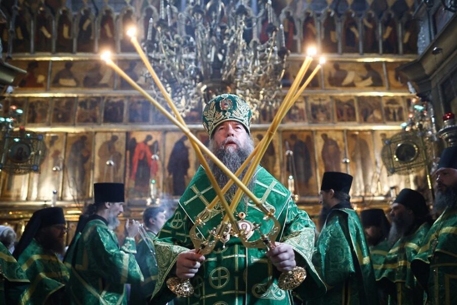 В Троице-Сергиевой лавре отметили праздник перенесения иконы Живоначальной Троицы в обитель