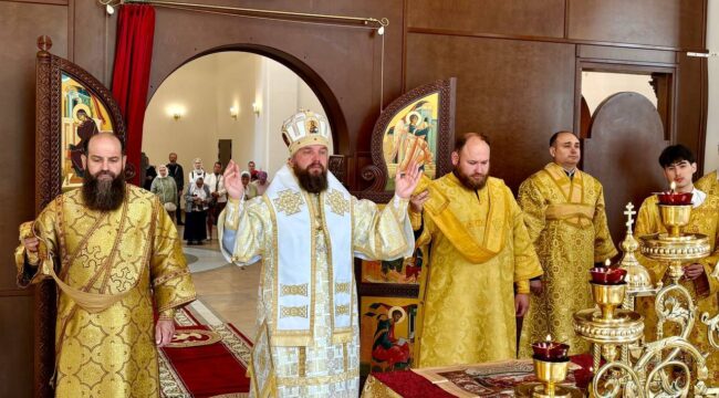 Митрополит Арсений отслужил литургию в храме Иоанна Предтечи в Северном