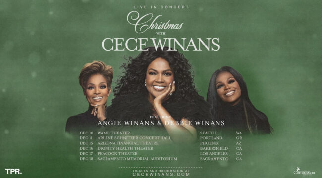 CeCe Winans объявляет о возвращении Christmas with CeCe Winans в 2026 году