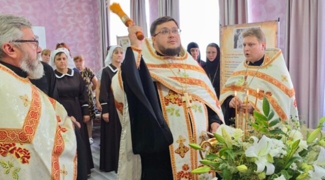 Церковная больница святителя Алексия открыла учебный класс в Горловке