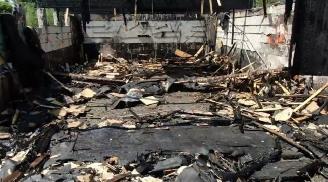 Канадская церковь, разрушенная поджогом, заложит первый камень нового здания