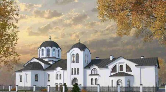 Храм Феодора Ушакова в Левобережном: работы продолжаются
