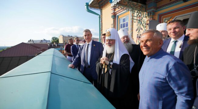 Патриарх Кирилл оценил добрососедство православных и мусульман в Татарстане