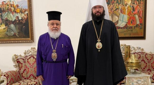 Митрополит Волоколамский Антоний провел переговоры с иерархами Кипрской церкви