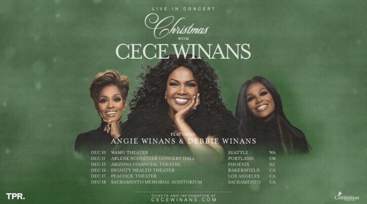 CeCe Winans объявляет о возвращении рождественского тура 'Christmas with CeCe Winans' в 2026 году