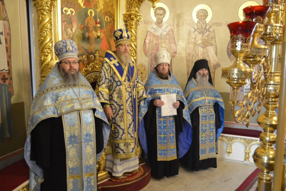 Избранный епископом Анадырским и Чукотским иеромонах Евфимий возведен в сан архимандрита