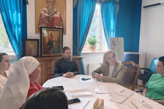 Встреча директора Патриаршей гуманитарной миссии и главы Комитета семей воинов Отечества