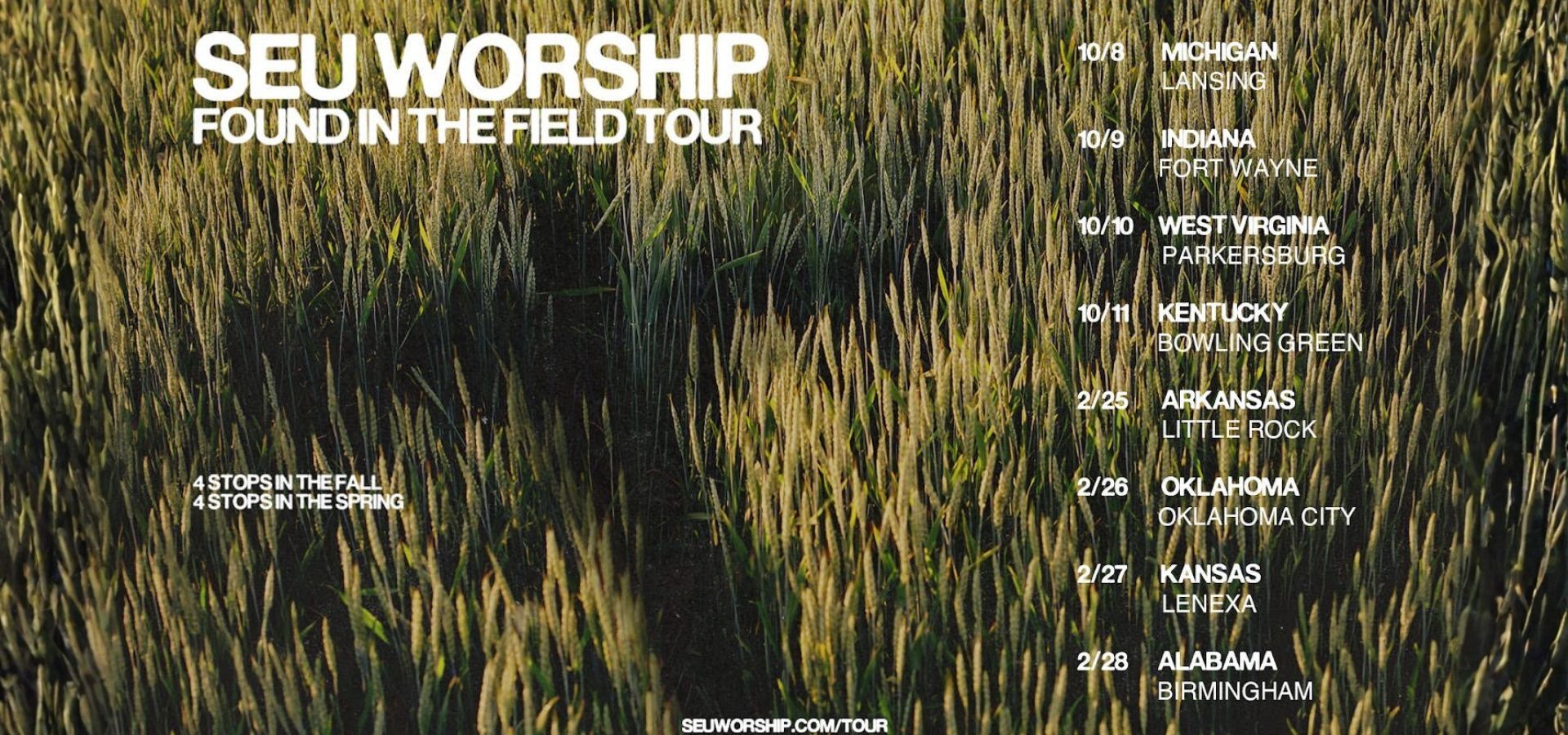 SEU Worship объявляет о туре The Found in the Field