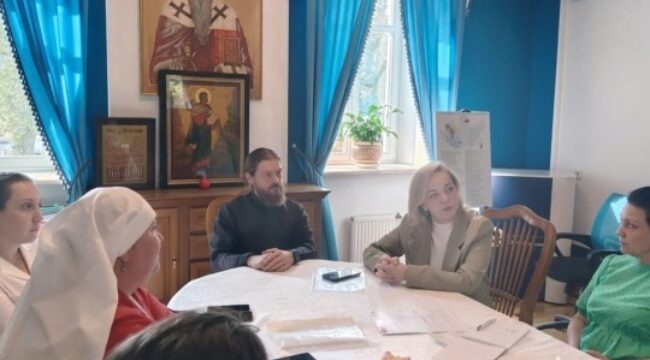 Встреча директора Патриаршей гуманитарной миссии и главы Комитета семей воинов Отечества