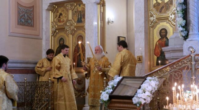 Председатель Синодального отдела по монастырям и монашеству возглавил престольные торжества в Иоанно-Предтеченском ставропигиальном монастыре