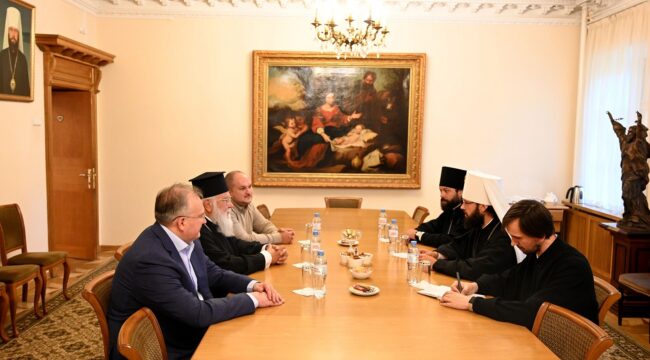 Глава ОВЦС принял митрополита Керкирского Нектария