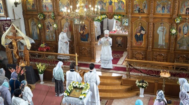 В праздник Преображения Господня Патриарший экзарх всея Беларуси возглавил престольные торжества в Заславле и заложил капсулу в основание нового храма в Минске