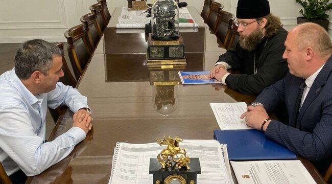 Губернатор Курской области и епископ Щигровский обсудили подготовку к 250-летию Щигр