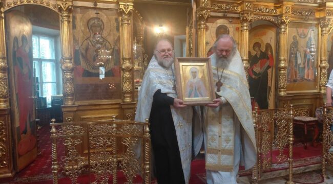 В храме Зосимы и Савватия в Гольянове верующие могут поклониться новому образу блаженной Валентины Минской